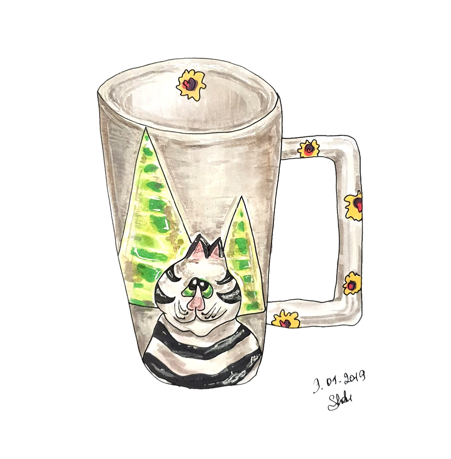 Cup With Cat