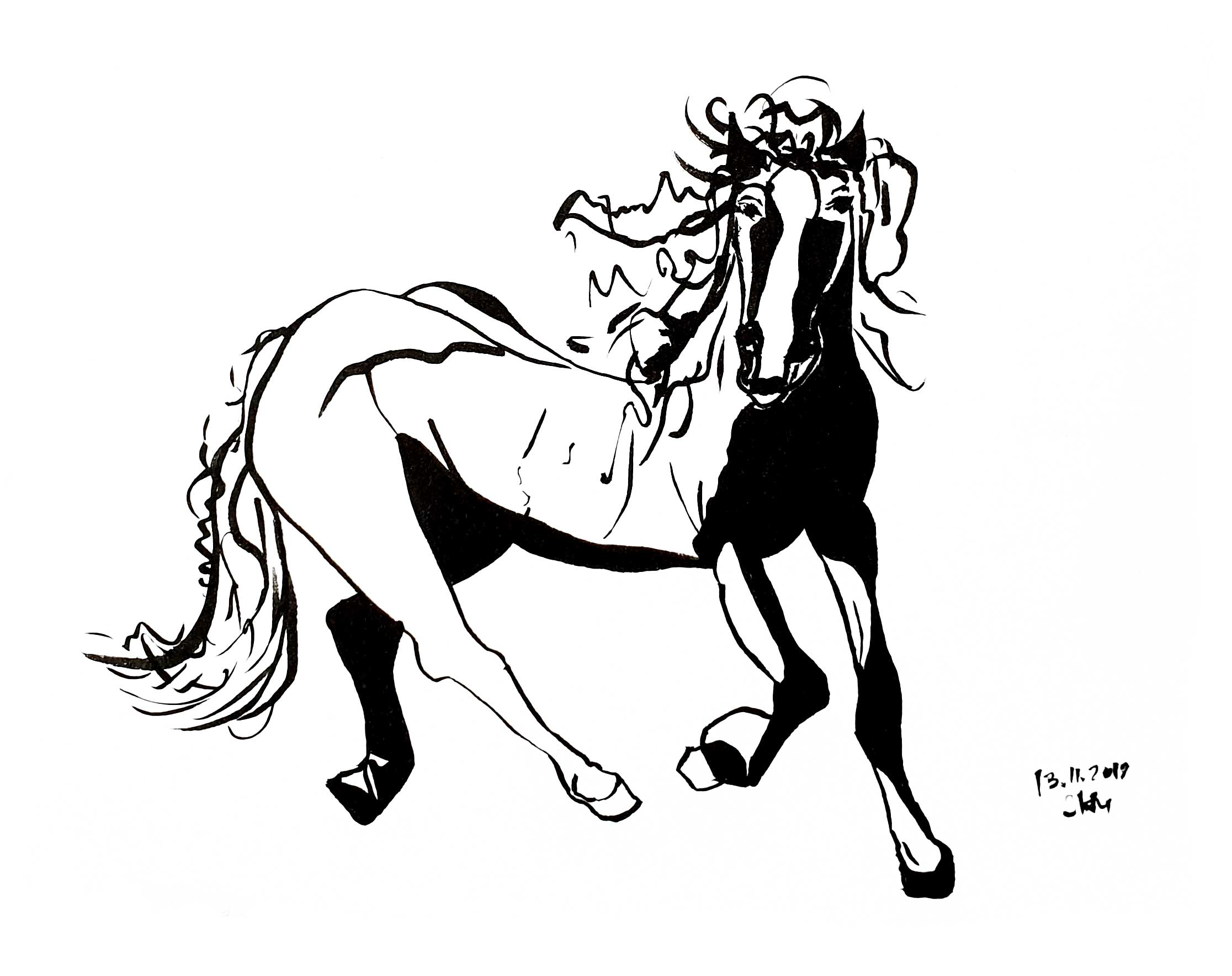 Horse-run