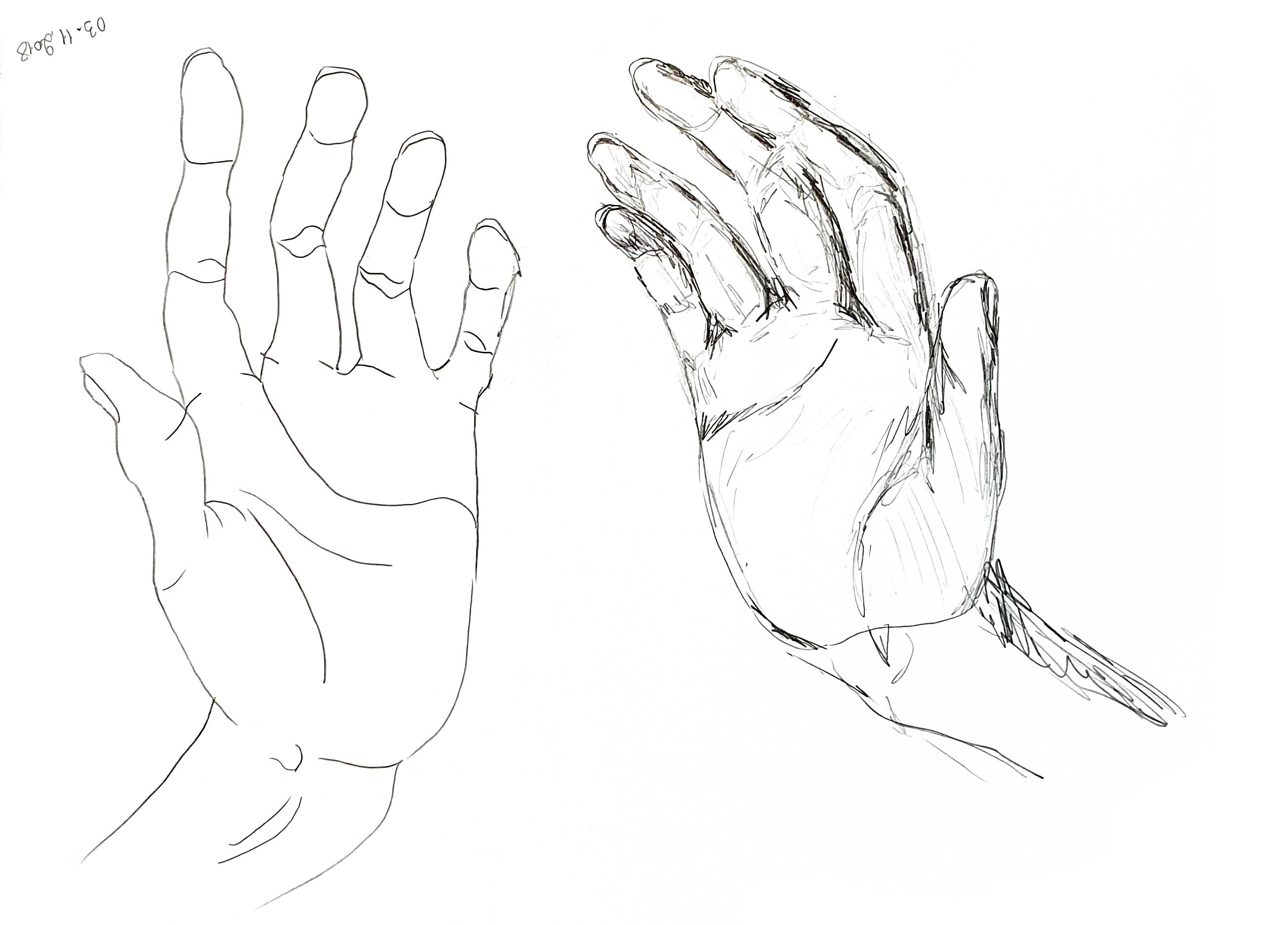 hands-drawing