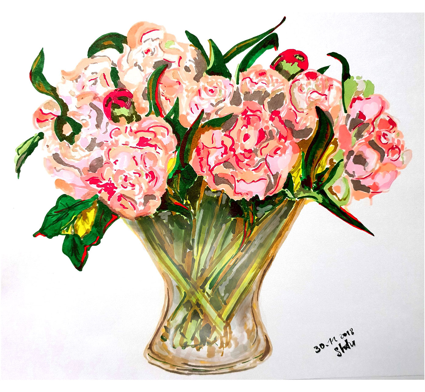 The First Drawings With Copic Sketch Markers How To Draw With Copics Shtukensia Gallery Pencil drawing tutorial this video decorative surahi pitcher pot with flower drawing easy .this channel is all about how to. shtukensia gallery